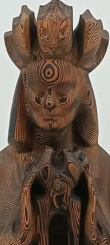 7303-geschnitzte Holzfigur-Figur-Skulptur-130 cm hoch geschnitzte Figur-Schnitze