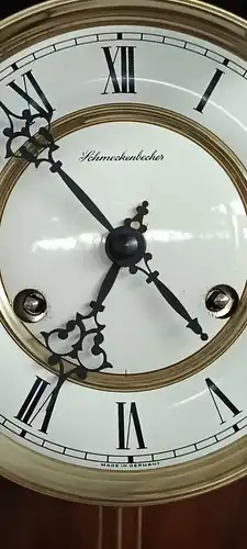 H61074-Historismusuhr-Wanduhr-Pendeluhr-altdeutsche Wanduhr-Uhr-Historismus
