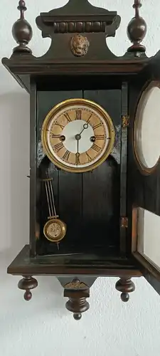H60556-FÜR BASTLER-Historismusuhr-Wanduhr-Uhr-für Bastler-Historismus-Altdeutsch