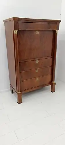 3393-Original Biedermeier Sekretär-Schreibmöbel-Metternich-Biedermeier-Sekretär