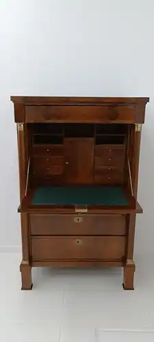 3393-Original Biedermeier Sekretär-Schreibmöbel-Metternich-Biedermeier-Sekretär