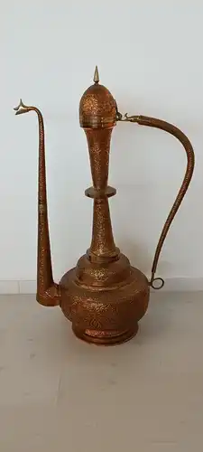 H61251-Orientalische-Karaffe-Kupfer-Dekorstück-