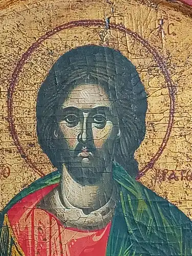 H177-Ikone-Heiligenbild-Ikone auf Holz-Bild-Gemälde-