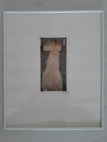 H304-Druck-Gustav-Klimt-Motiv-Bild-Passepartout-gerahmt-