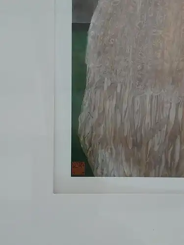 H304-Druck-Gustav-Klimt-Motiv-Bild-Passepartout-gerahmt-