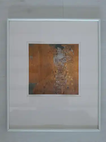H303-Druck-Bild-Gustav-Klimt-Gemälde-Passepartout-gerahmt-