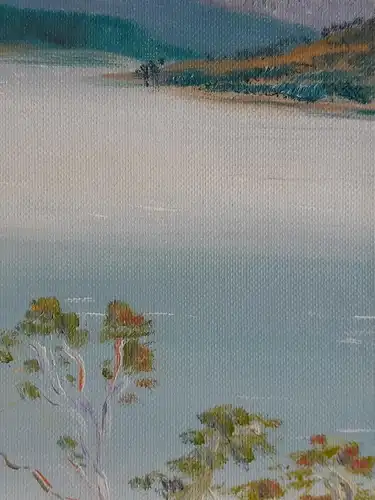 H363-Ölgemälde-Landschaftsbild-Gemälde-Bild-Ölbild-Öl auf Leinen-