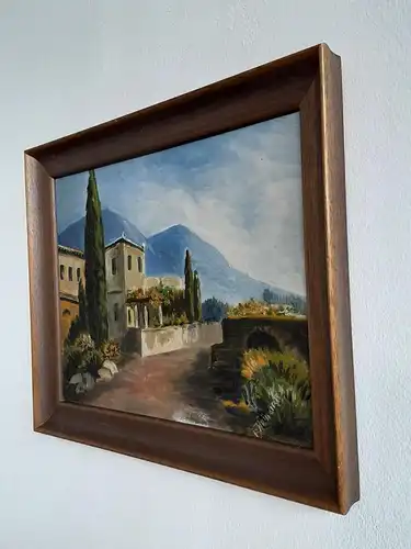 H100-Ölgemälde-Landschaftsbild-Öl auf Holz-Gemälde-Bild-Ölbild
