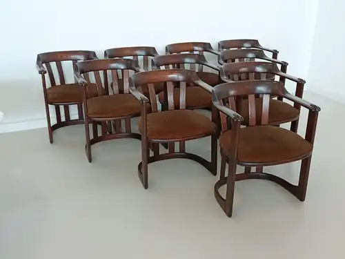 7082-7100-60er Jahre Armlehnenstuhl-Sessel-Polsterstuhl-Armlehnensessel-Stuhl-