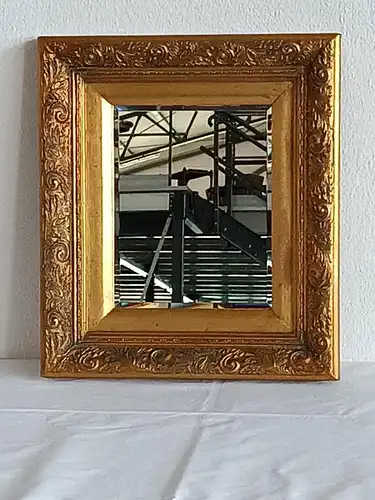 H127-Spiegel-Wandspiegel-Prunkrahmen-Hängespiegel-Spiegel mit Facettenschliff