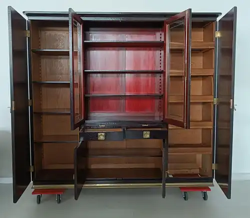 H61158-Jugendstil-Bücherschrank-Kasten-Jugendstilschrank-Bücherkasten-Schrank-Ju