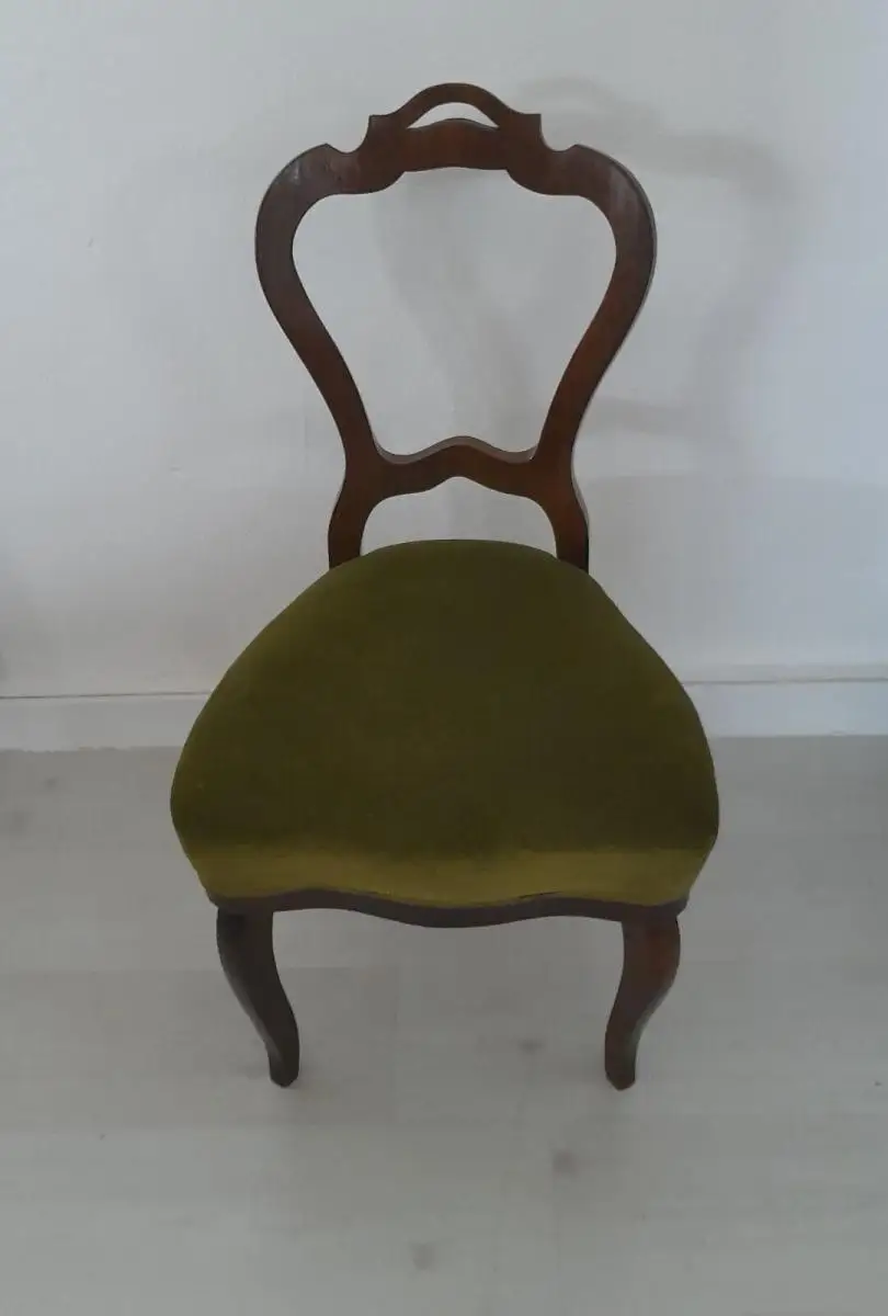 H60759-ORIGINAL Biedermeiersessel-Stuhl-Polstersessel-Biedermeier-Sessel-Sitzmöb 0