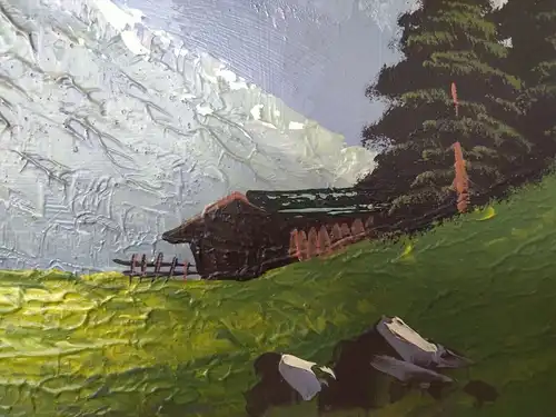 H47-Landschaftsgemälde-Ölgemälde-Öl auf Holz-Landschaftsbild-Gemälde-Bild