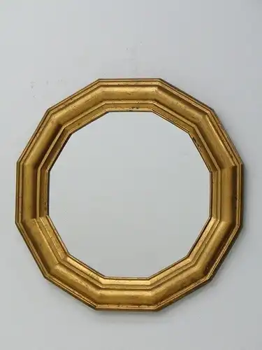 2052-Spiegel-gerahmter Spiegel-Zwölfeck-Wandspiegel-Dodekagon-Hängespiegel-