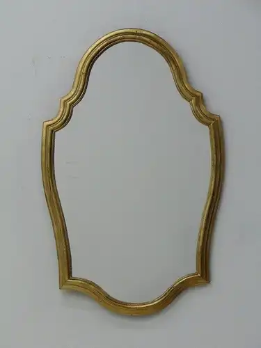 5817-Spiegel-goldfarbiger Rahmen-Hängespiegel-Wandspiegel