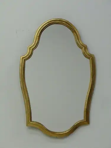5817-Spiegel-goldfarbiger Rahmen-Hängespiegel-Wandspiegel