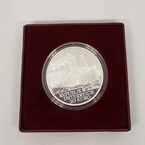 Münze Österreich 20 Euro 2006 Österr. Handelsmarine PP mit Zertifikat