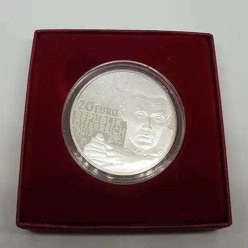 Münze Österreich 20 Euro 2012 Egon Schiele PP mit Zertifikat