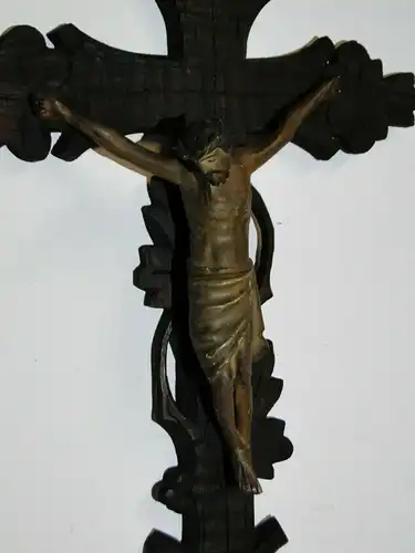 2762D-Jesus-Christus-Kruzifix-Jesus am Kreuz-INRI-Kreuz-altes Kreuz-Jesuskreuz-