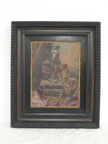 3514-Ölgemälde-Stilleben-Öl auf Holz-signiertes Öl Gemälde-gerahmt-Doctorovich-s