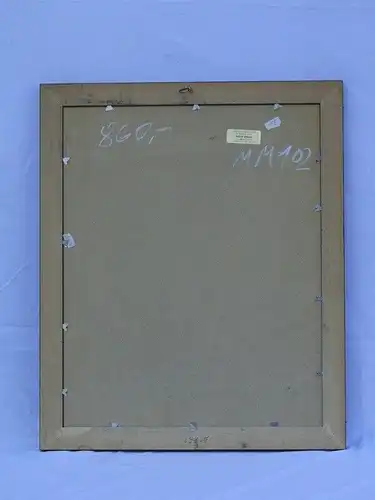 5841-Blaim-Aquarell auf Karton-Stillleben-Gemälde-hinter Glas-signiert-Original
