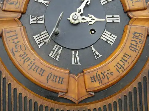 3277D-Wanduhr-Bauernstubenuhr-Holzuhr-Bauernstube-Ritterstüberl-Uhr