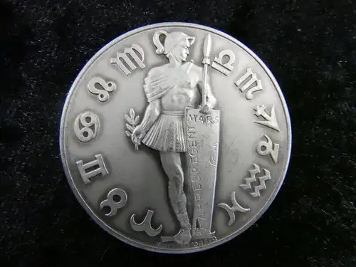 Kalendermedaille-Münze-Versilbert-Sammlermünze-Medaille-1953