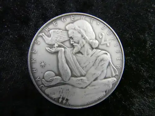 Kalendermedaille-Münze-Versilbert-Sammlermünze-Medaille-1959