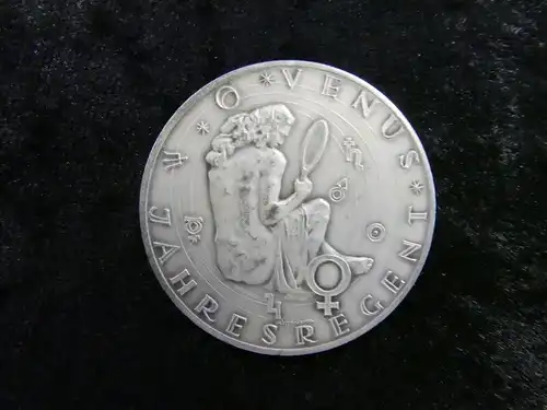 Kalendermedaille-Münze-Bronze Versilbert-Sammlermünze-Medaille-1962