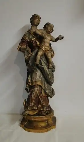 3207D-Barockfigur-Heiligenfigur-Figur-handgeschnitzte Figur-82 cm Hoch-Barock-