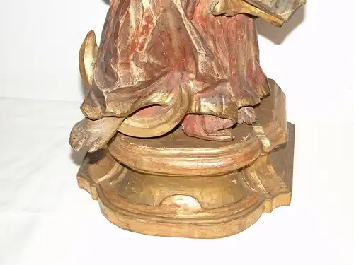 3207D-Barockfigur-Heiligenfigur-Figur-handgeschnitzte Figur-82 cm Hoch-Barock-