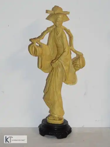 3760D-Specksteinfigur-asiatische Skulptur-Speckstein-asiatisch-große Figur-Skulp