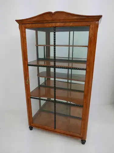 4428-Biedermeiervitrine-Vitrine-Büchervitrine-Biedermeier-Glasvitrine-Vitrinensc