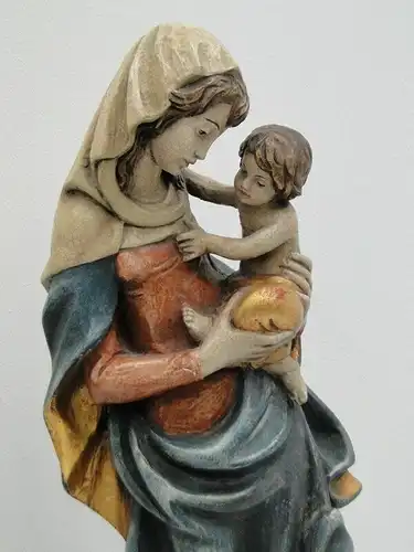 5327D-Holzfigur-handgeschnitze Figur-Hl.Maria-Heiligenfigur-geschnitzt-Heilige