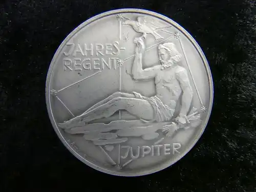 Kalendermedaille-Münze-Versilbert-Sammlermünze-Medaille-1966