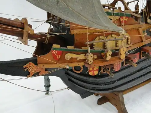 5250D-Segelschiffsmodell-Dreimaster-Schiffsmodell-Segelschiff-Holzsegelschiffsmo