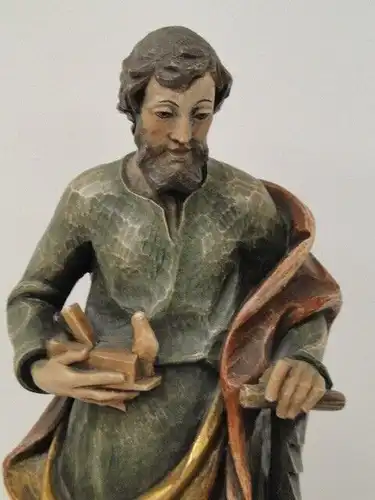 3195-Holzfigur-handgeschnitze Figur-Heiliger Josef