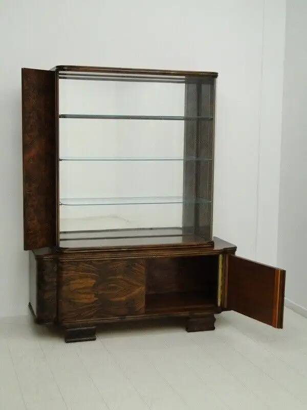4641D-Art Deco Vitrine-Vitrinenschrank-Art Deco-Glasvitrine-Vitrine-Art Deco Vit 6
