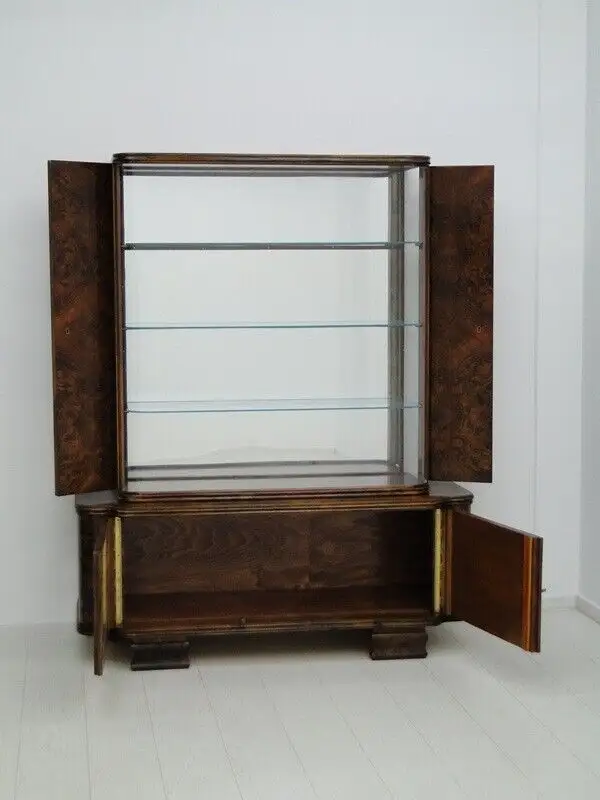 4641D-Art Deco Vitrine-Vitrinenschrank-Art Deco-Glasvitrine-Vitrine-Art Deco Vit 7