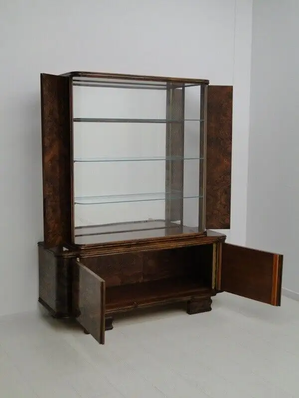 4641D-Art Deco Vitrine-Vitrinenschrank-Art Deco-Glasvitrine-Vitrine-Art Deco Vit 8