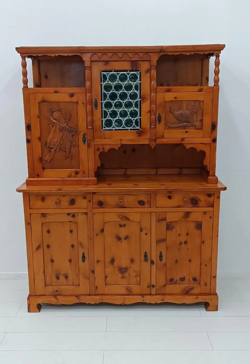 7359D-Bauernstube-Kredenz-Zirbe-Anrichte-Buffet-Bauernkredenz-Zirbenanrichte 0