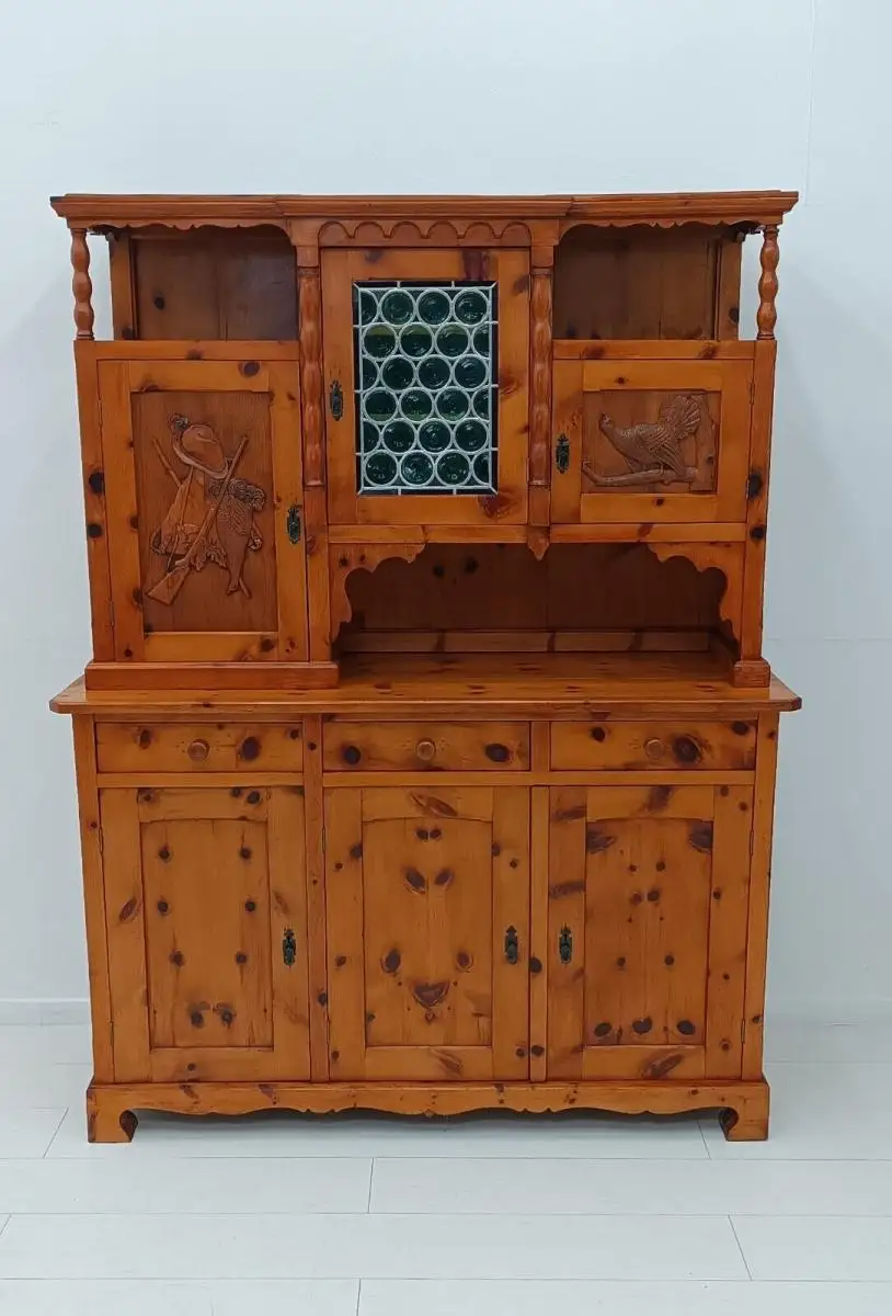 7359D-Bauernstube-Kredenz-Zirbe-Anrichte-Buffet-Bauernkredenz-Zirbenanrichte 1