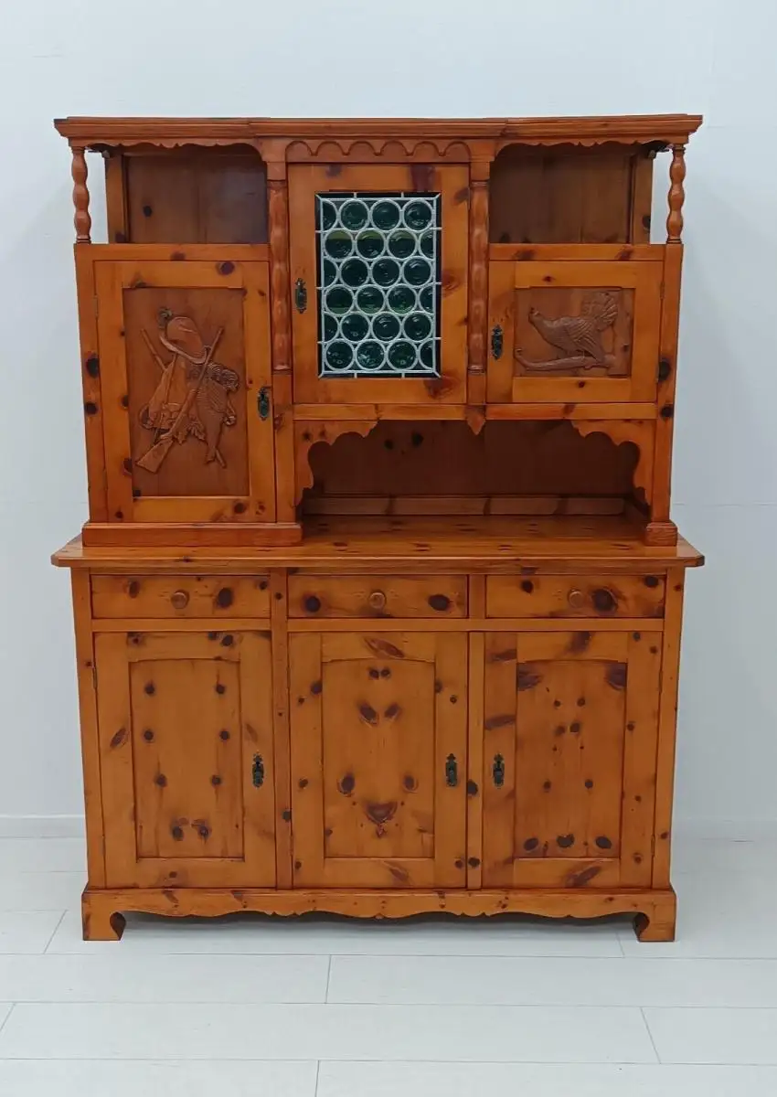 7359D-Bauernstube-Kredenz-Zirbe-Anrichte-Buffet-Bauernkredenz-Zirbenanrichte 6