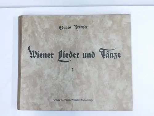 Notenheft-Notenbuch-Wiener Lieder Notensammlung-Sammlerstück-altes Notenbuch