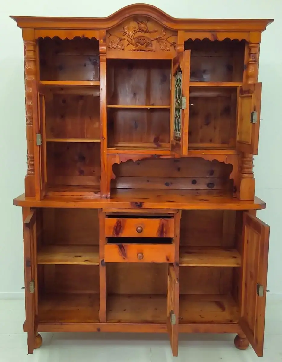 7438-Kredenz-Schrank-Wohnzimmerschrank-Zirbe-Bauernstube-Buffet-Bauernmöbel- 10