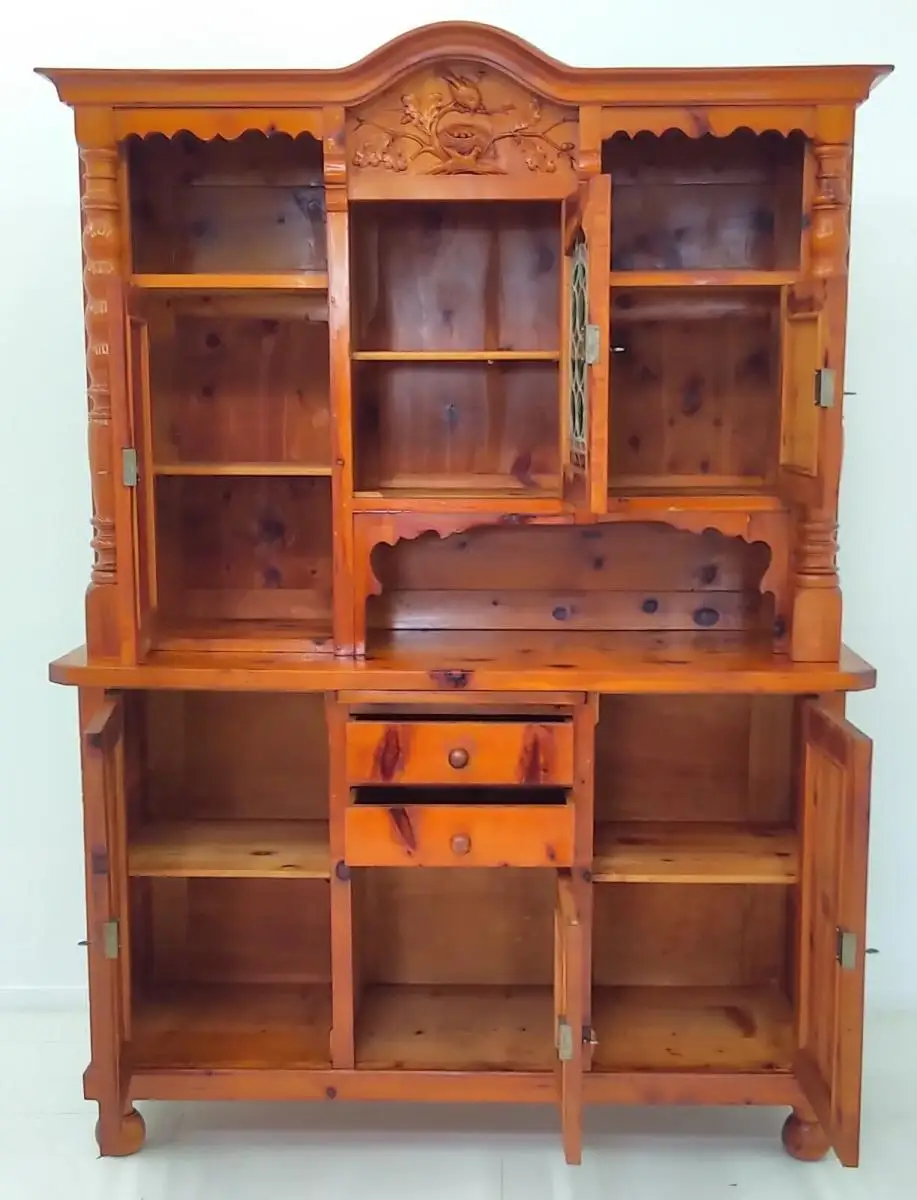 7438-Kredenz-Schrank-Wohnzimmerschrank-Zirbe-Bauernstube-Buffet-Bauernmöbel- 2