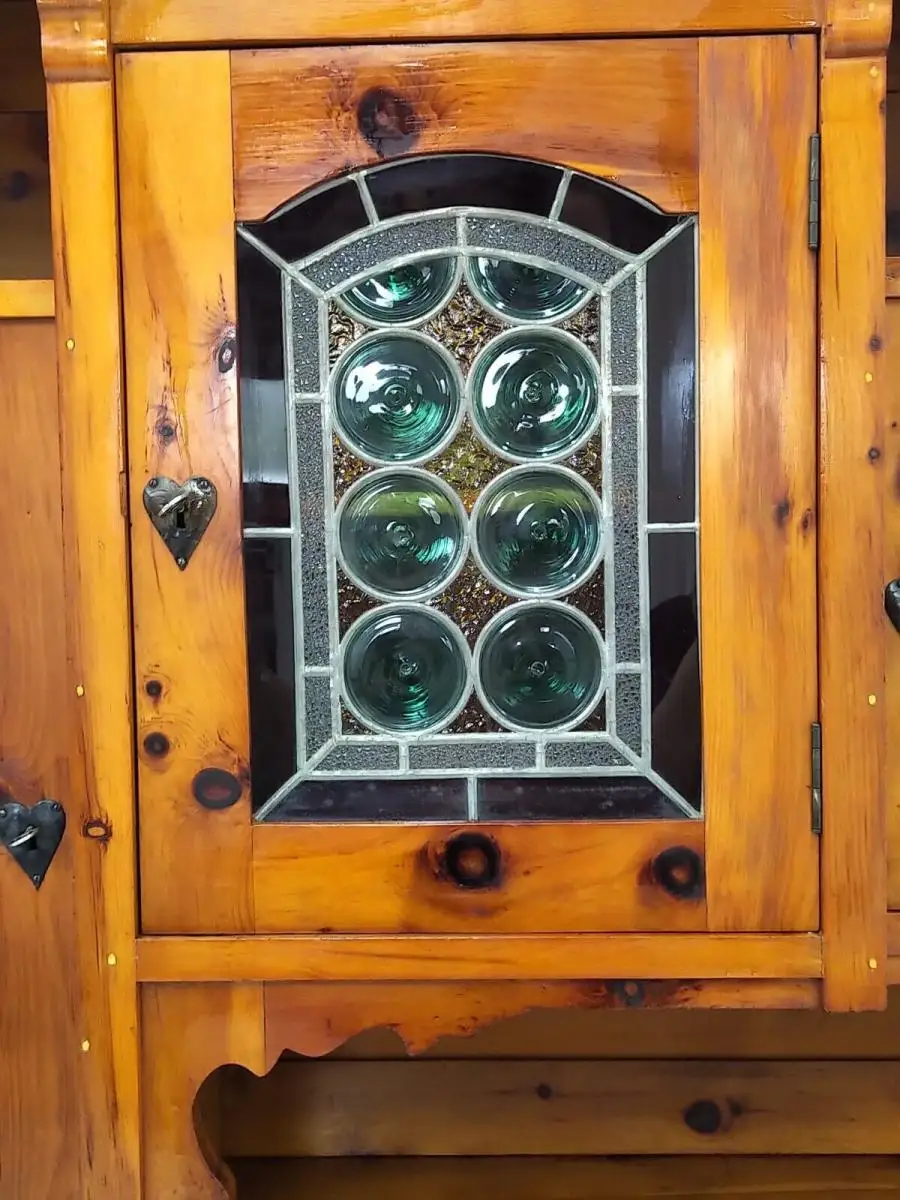 7438-Kredenz-Schrank-Wohnzimmerschrank-Zirbe-Bauernstube-Buffet-Bauernmöbel- 7