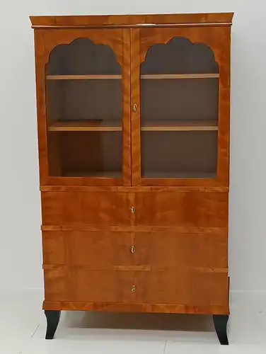 7341-Art Deco Vitrine-Büchervitrine-Vitrine-Art Deco-Vitrinenschrank-