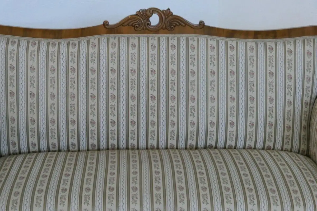 H61009-Biedermeiersofa-Couch-Sofa-Bank-Sitzbank-Polsterbank-Spätbiedermeier- 2