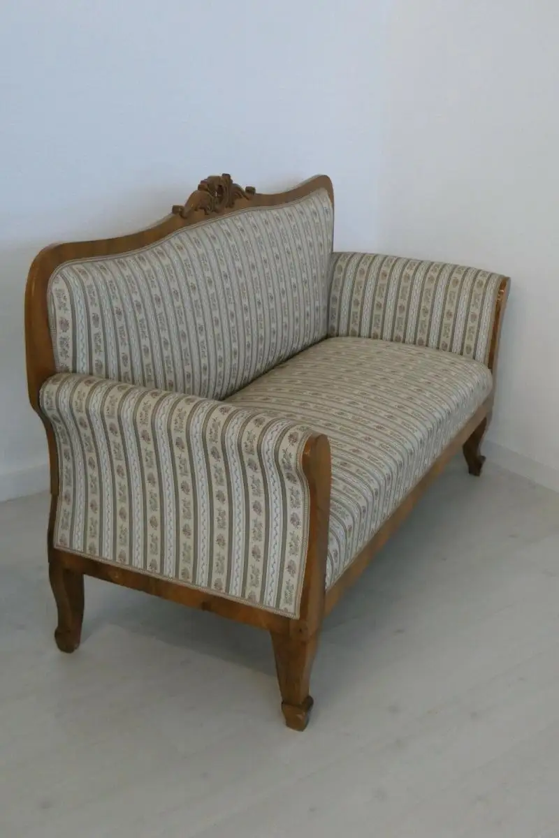 H61009-Biedermeiersofa-Couch-Sofa-Bank-Sitzbank-Polsterbank-Spätbiedermeier- 5